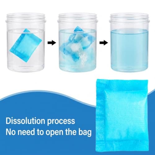 30Pcs Camping Toilets Bags, Portable Toilet Bags & Absorbent Powder Gel — view 2