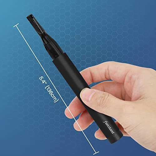 Upgraded Funstant Eyebrow Trimmer for Men, Precision Facial Grooming Tool, Battery-Operated Razor for Eyebrows, Light Beard & Face Detailing, Painless, No Pulling, Gentle on Skin, Compact & Portable — view 6