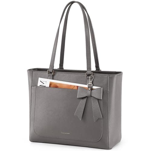 RAINSMORE Tote Bags for Women Large PU Leather Handbags for Women
