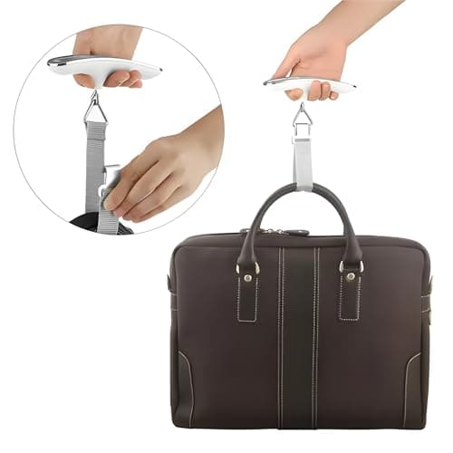 Travel Luggage Scale with Hanging Strap | 110lb/50kg Digital Weight Scale for Bags & Suitcases | Accurate, Lightweight & Easy to Use — view 4