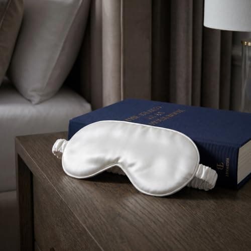Artibetter Silk Sleep Eye Mask Breathable Comfortable Night Blindfold for Men Women Adjustable Strap Light Blocking Travel Home Use — view 2