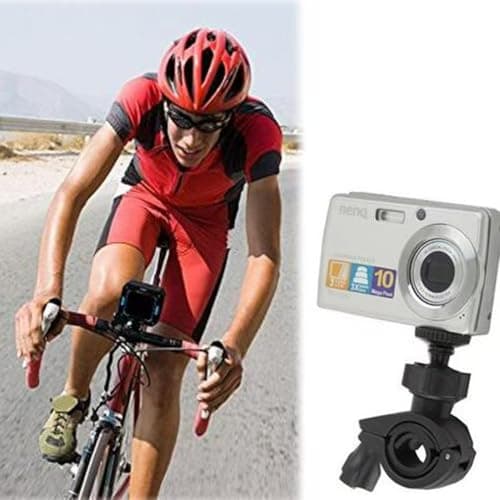 XiXiYang Universal 1/4" Aluminium Alloy Camera Mount for Motorcycle/Bike - 360° Rotatable Action Cam Holder with Quick Release,Handlebar Clamp for Motorbike Motorbikes Motorcycles — view 6