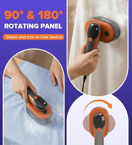 Rolipo Travel Steamer, Portable Clothes Steamer, 20s Heat-Up, 4 Modes — view 6