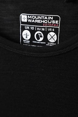 Mountain Warehouse Merino Womens Thermal Baselayer Top Black 12 — view 6