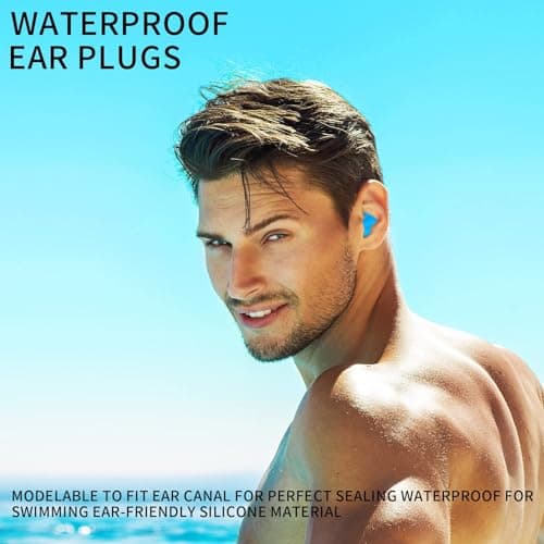 24 Pcs Earplugs for Sleeping Noise Cancelling, Soft Silicone Ear Plugs for Sleep, Reusable Noise Cancelling Earbuds Earplugs for Snoring, Studying, Work, Travel, Airplanes, Sleeping — view 5