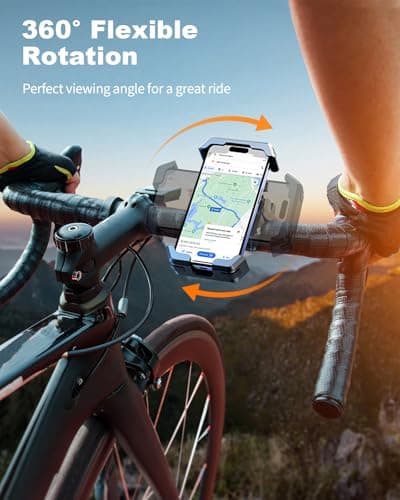 CIRYCASE Bike Phone Holder, Ultimate Anti-vibration Motorcycle Phone Holder — view 4