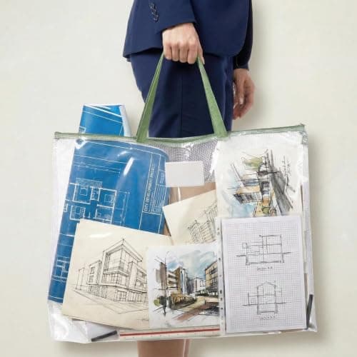 Fockety 4pcs A2 Size Mesh Art Portfolio Bag (4 Pack) — view 4