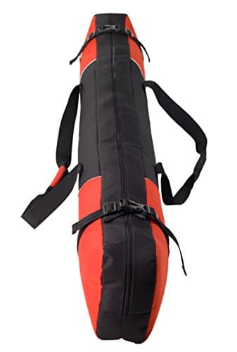 Athletico Mogul Padded Ski Bag - Fully Padded Single Ski Travel Bag (Red, 170cm) — view 2