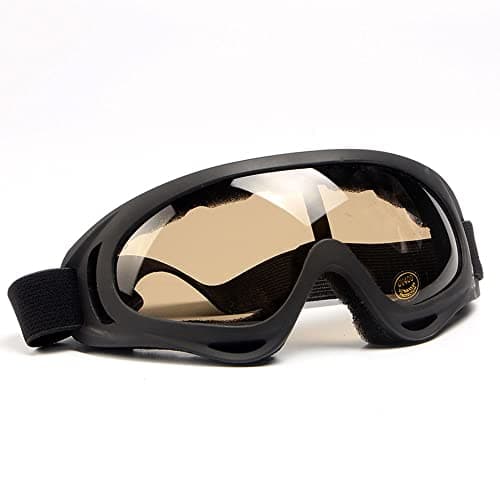 Wraparound Safety Goggles Impact Resistant Sealed Protective Work Glasses Over Spectacles for Construction, Lab, Welding, Cycling, Transparent — view 3