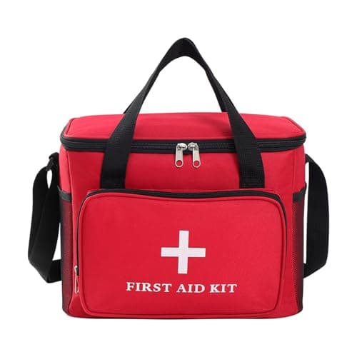 TTIAYAO First Aid Bag Empty Travel First Aid Kit with Shoulder Strap