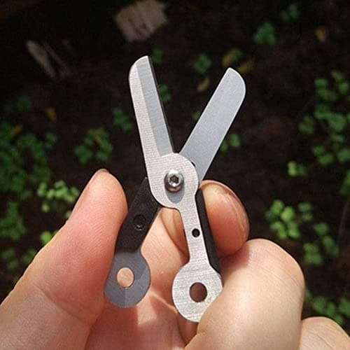 Pocket Mini Fold Scissor EDC Outdoor Gadget Foldable Tool Supplies Scissors Fishing Accessories Cutting Keychain — view 6