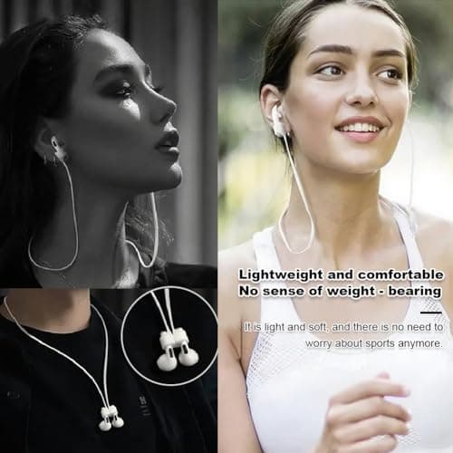 RUILILANG 3Pcs Magnetic Anti-Lost Earbud Straps, Soft Silicone Earphone Lanyard with Neck Cord, Secure Earphone Leash for Running, Sports, Gym & Outdoor Activities — view 5