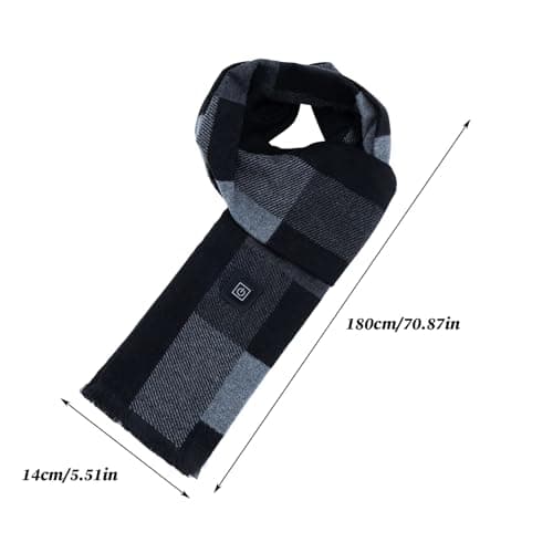 Cold Weather Scarf - Rechargeable Neck Heater, Cold Weather Neck Heater, Heated Scarf | Portable Rechargeable Warmer, Thermal Comfort Accessory, For Women Men Winter Home Travel Driving Skiing — view 6