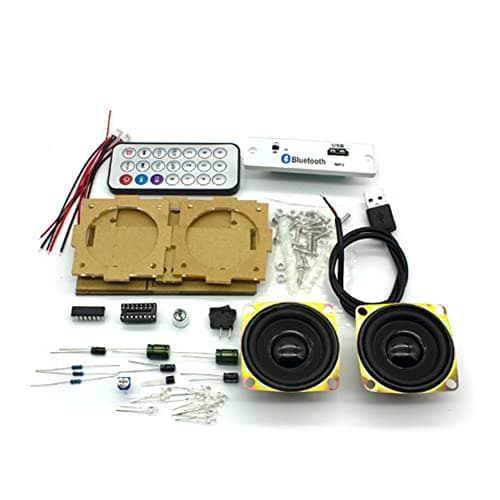 Dedjgoo DIY Electronic Kit Bluetooth Speaker 3W+3W Stereo, U Disk Playback