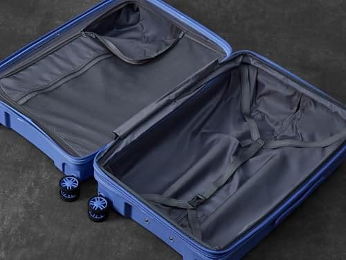 Rock Palma Large 102/117L Hard Shell Suitcase - Lavender — view 4