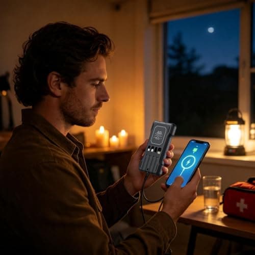 Solar Power Bank 10000mAh - Fast Charge | Waterproof, Flashlight — view 6