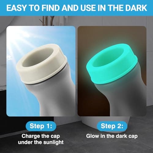 Urinal Bottles for Men with Spill Proof Glow Lid: 900 mL Pee Bottle for Men — view 4