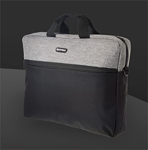 CB CITY BAG Laptop Bag Computer Bag Handbag for Documents - 15.6 Inch Laptop Case with Shoulder Strap - Work Bag for Men & Women - Carrying Sleeve for Tablets & Laptops (Grey) — view 3