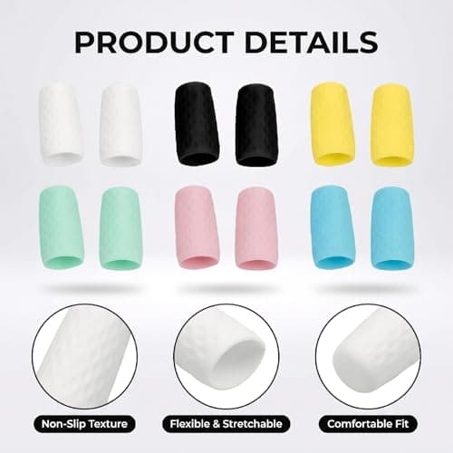 Wellrun 12PCS Silicone Bottle Covers for Travel,Elastic Leak Proof Sleeves for Shampoo, Cosmetics, Sunscreen, Reusable Spill Proof Travel Accessories for Toiletry Containers,Multicolor — view 3