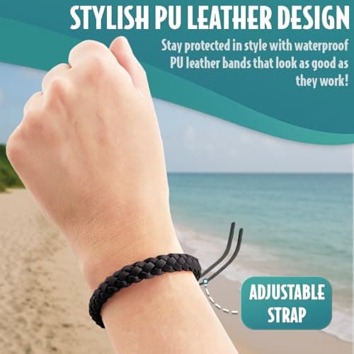 SC Products DEET Free Waterproof Anti Mosquito Repellent Bracelet (12-Pack) — view 3