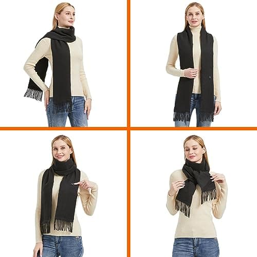 vapesoon Long USB Heated Scarf with 6000mAh Battery Pack for Women Men — view 4