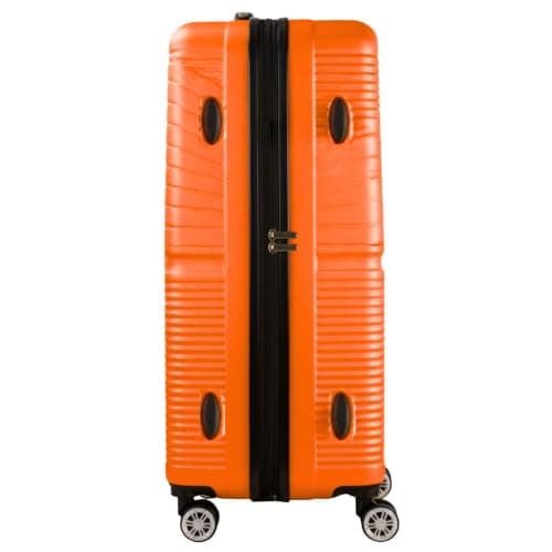 Set of 3 Pcs Luggage Hard Shell Suitcase, Orange — view 6
