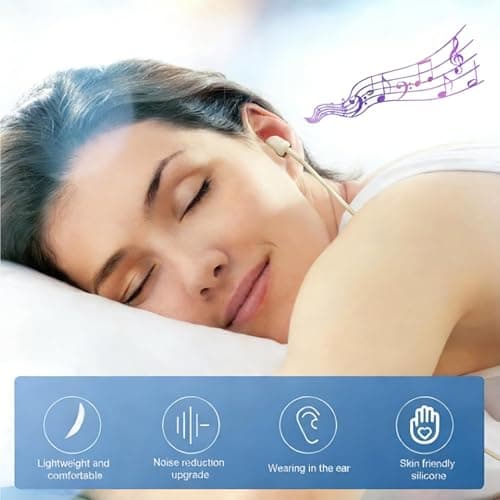 Sleep Earbuds, Soft Lightweight Wired Noise Cancelling Small Canal — view 6