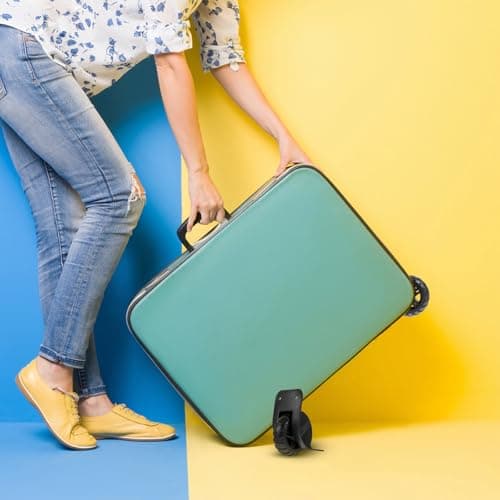 GATHINESS 2 Pairs Luggage Wheels Replacement Kit for Travel Suitcase, Flexible and Wear Resistant Pp and Pvc Material, Suitable for Luggage Case Repair and Maintenance — view 6