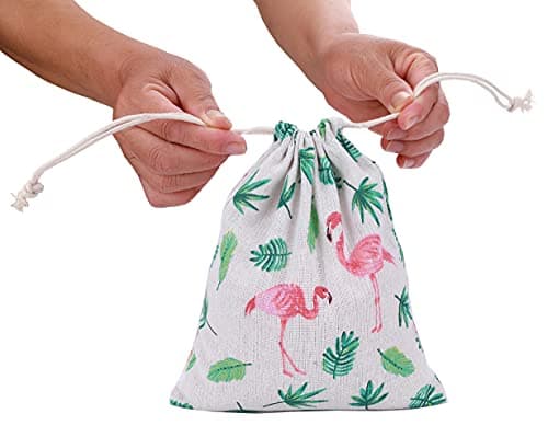 Amoyie Cotton Drawstring Bag 3pcs, Kids Storage Bag, Fabric Organiser Pouch — view 6