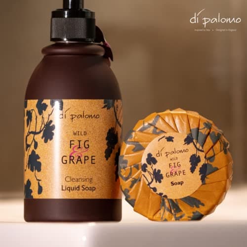 Di Palomo Vegan Wild Fig & Grape Luxury Soap Bar. 100g Hand Soap. Moisturising Skin Care Ladies & Mens Soap, Luxury Soap Bars For Women & Men. Vegan Hand Wash. Italian — view 5