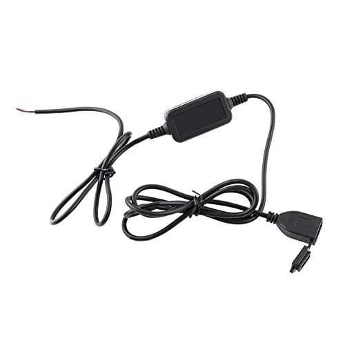 Motorcycle USB Charger,12V 24V to 5V USB Charging Cable Motorbike USB Charger Waterproof USB Power Supply Port Socket Charger For Motorcycle Smart Phone GPS