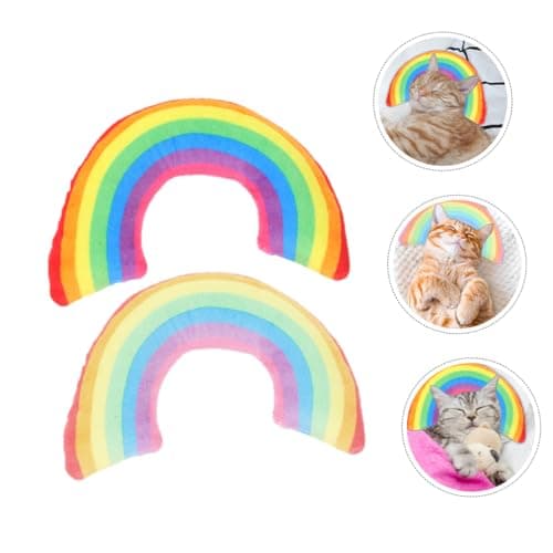 TOYANDONA 6 Pack U Shaped Cat Pillow with Catnip, Polyester and Pp Cotton, Washable Soft Support for Indoor Cats and Kittens Sleeping Area — view 3