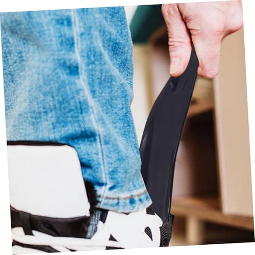OUNONA 2pcs Plastic Shoe Horns Small Travel for Seniors and Toddlers Reach Helper Tool for Boots and Sneakers Daily Use — view 6