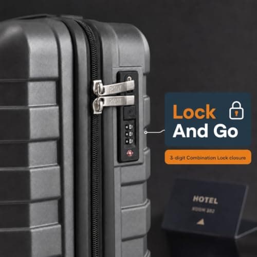 RMW Suitcase EasyJet Underseat Cabin Bag 45x36x20cm with Removable Wheels — view 2