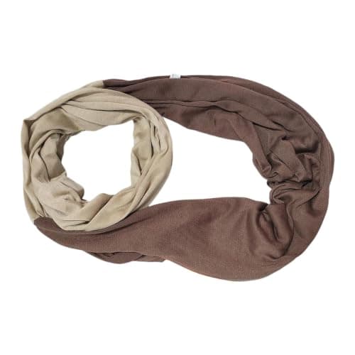 Infinity Scarf Winter Two Color Contrast Neck Warmer
