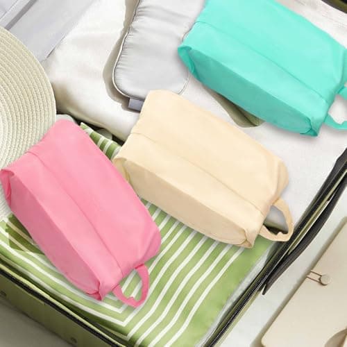 LLMSIX 3pcs Travel Underwear Organizer Bag, Underwear Travel Bag with Handle, Bra & Sock Organizer Bags for Women Men Socks Lingerie and Small Clothes — view 5