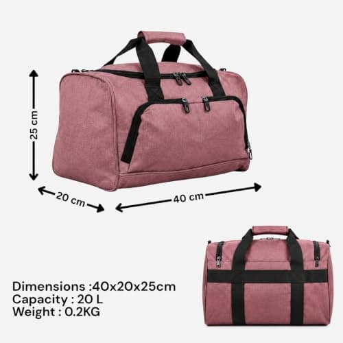 Ryanair Cabin Bag 40x25x20, Pink, 20L — view 2