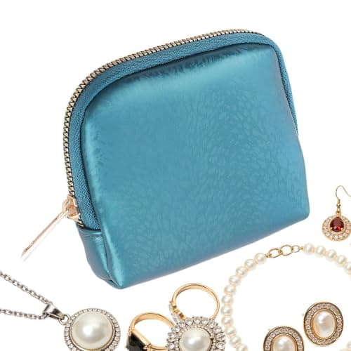 Travel Jewelry Organizer Cosmetic Holder with Zipper
