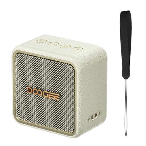 DOOGEEEco Field Pulse Portable Speaker, 20W Powerful Wireless Speakers, IP67 Waterproof Portable Speakers Wireless, 16H Playtime, TWS Stereo, AUX TF USB for Outdoor Camping Travel - Beige