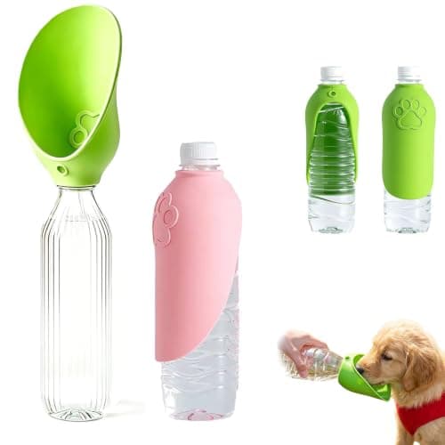 Silicone Portable Dog Water Bottle Adapter, Drinking Cap for Bottles Dogs