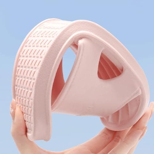 Travel Slippers for Women, Portable Foldable Slides Non-Slip Foldable Summer Sandals Shower Shoes for Hotel Spa Gym Beach (L, UK Footwear Size System, Adult, Women, Numeric Range, Medium, 5.5, 6.5) — view 6