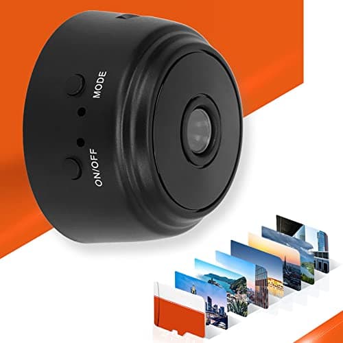 A9 Home Mini Camera,Wireless Security Camera with Magnetic Back Cover, Home Security Wireless Camera Support Wireless Connectivity (Black) — view 3