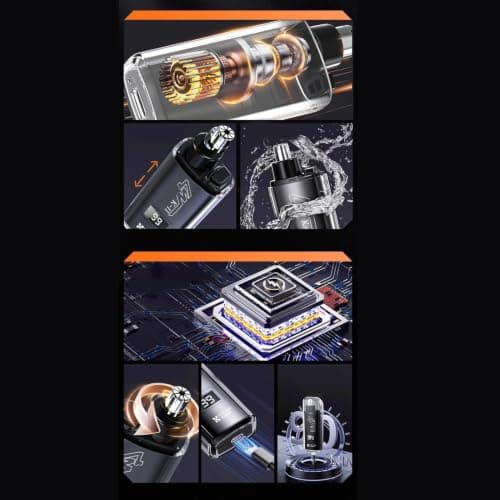 Rechargeable Nose Hair Trimmer with LED Digital Display — view 4