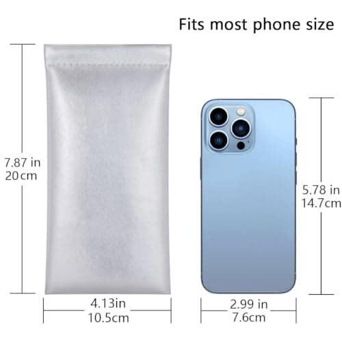 TRIUMPH VISION Squeeze Thermal Phone Sleeve Leather Pouch Soft Case 3 Pack — view 6