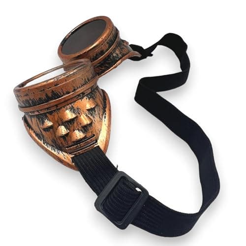 FNA FASHIONS® Unisex Biggles Aviator Steampunk Welding Goth Cosplay Vintage Goggles - A Time-Traveling Fashion Essential — view 3