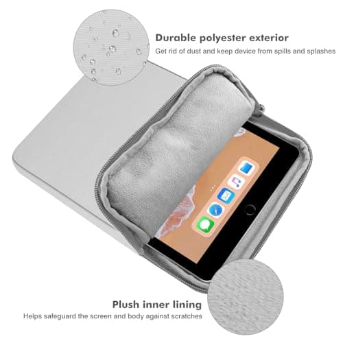 MoKo 9-11 Inch Tablet Sleeve Bag with Soft Padded Lining — view 3