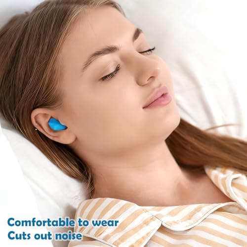 ‎Desenda 4 Pairs Moldable Silicone Ear Plugs - Blue — view 3