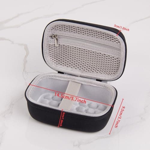 EVA Hard Speaker Case Compatible with JBL GO 5 / GO 4 / GO 3 Portable Bluetooth Speaker Travel Protective Cover Storage Bag (Case Only) — view 3