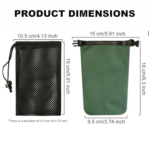 2Pcs Soap Bag Travel,Waterproof Leakproof,Rolled-Edge Seal,Portable — view 2