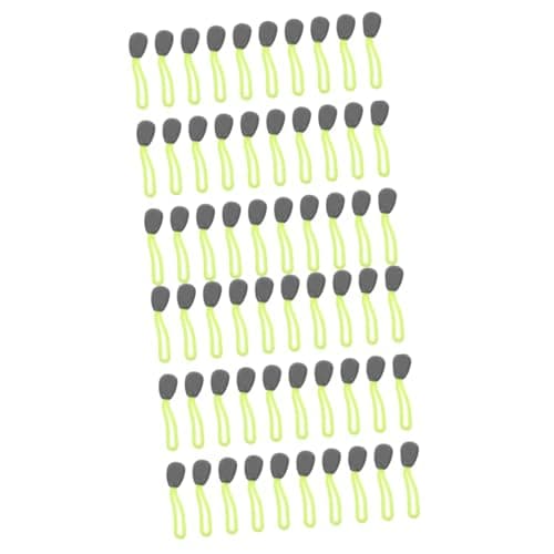 INOOMP 60pcs Zipper Head Repair Kit Slider Pull Tabs for Luggage Bags Clothing Supplies Convenient and Zipper Sliders for Backpacking and Everyday Use